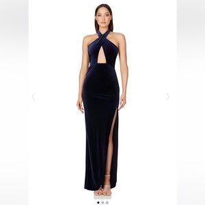 Nookie Essence Gown - Navy Blue